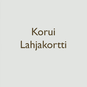 Korui lahjakortti